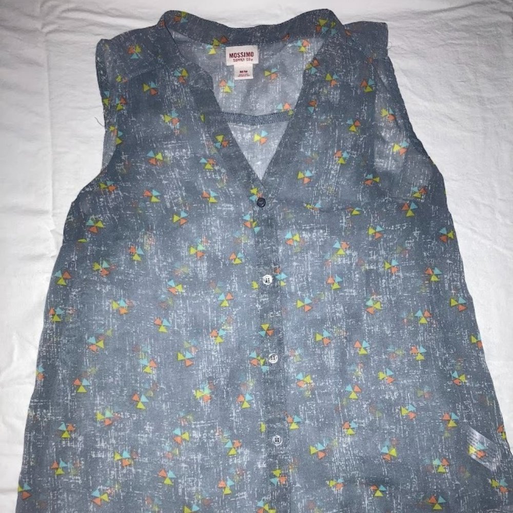 Sheer Patterned Tank
